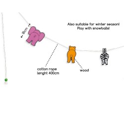 Gra celuj w zwierzaczki-wieszaczki Buiten Speel