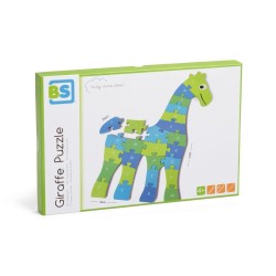 Duże puzzle drewniane żyrafa Buiten Speel