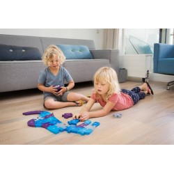 Duże puzzle drewniane słoń Buiten Speel