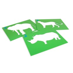 Szablony zwierząt do odrysowania Buiten Speel