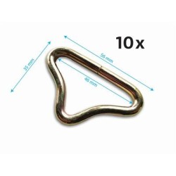 Trójkątny zaczep do maty do skakania 46mm (10X)