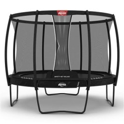 Trampolina BERG Champion 330 z siatką Deluxe czarną