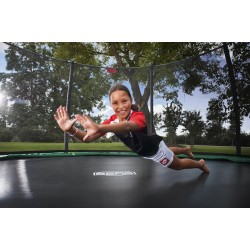 Trampolina BERG Champion 430 z siatką Deluxe szara