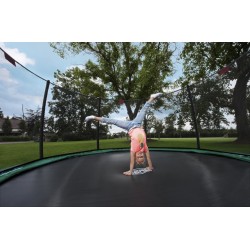 Trampolina BERG Champion 430 z siatką Deluxe szara
