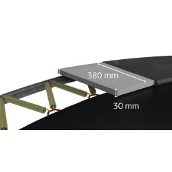 Trampolina BERG Champion 430 z siatką Deluxe szara