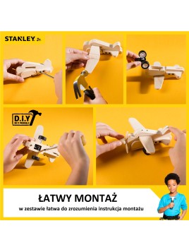 Samolot z napędem Stanley Jr zestaw