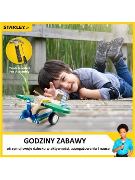Samolot z napędem Stanley Jr zestaw
