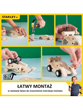 Samochód sportowy z napędem Stanley Jr zestaw