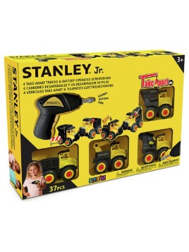 Zestaw 4 Pojazdów STEM Mini + Wkrętarka