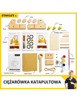 Ciężarówka katapultowa Stanley Jr zestaw