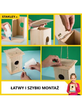 Domek dla ptaków Stanley Jr + narzędzia dla dzieci