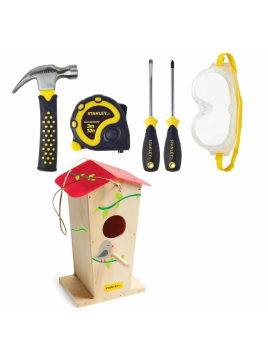 Domek dla ptaków Stanley Jr + narzędzia dla dzieci