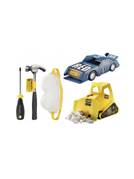 Zestaw samochodów i narzędzi Stanley Jr 5-cz.