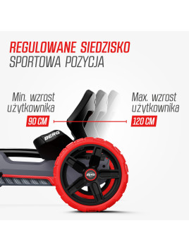 Gokart na pedały dla dzieci BERG Reppy Rebel od 3 lat