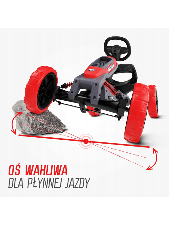 Gokart na pedały dla dzieci BERG Reppy Rebel od 3 lat
