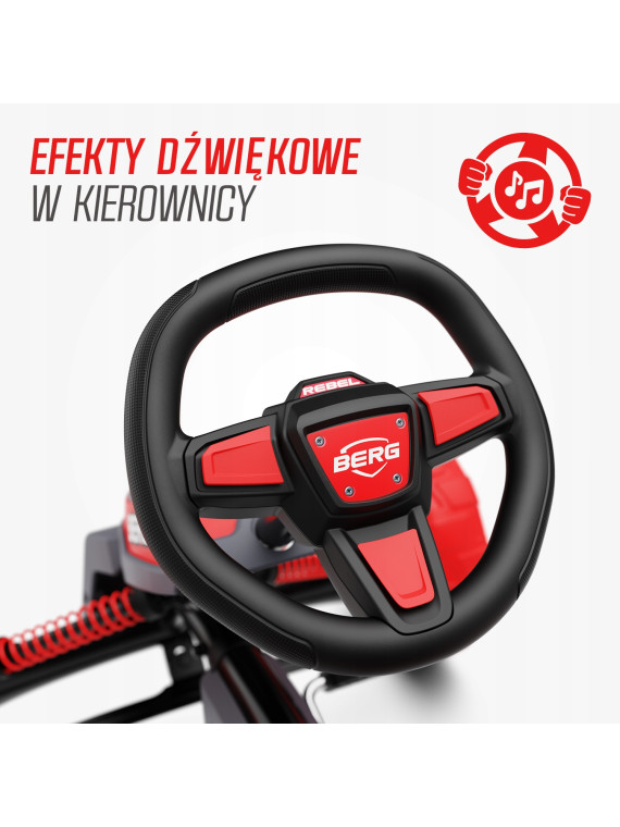 Gokart na pedały dla dzieci BERG Reppy Rebel od 3 lat