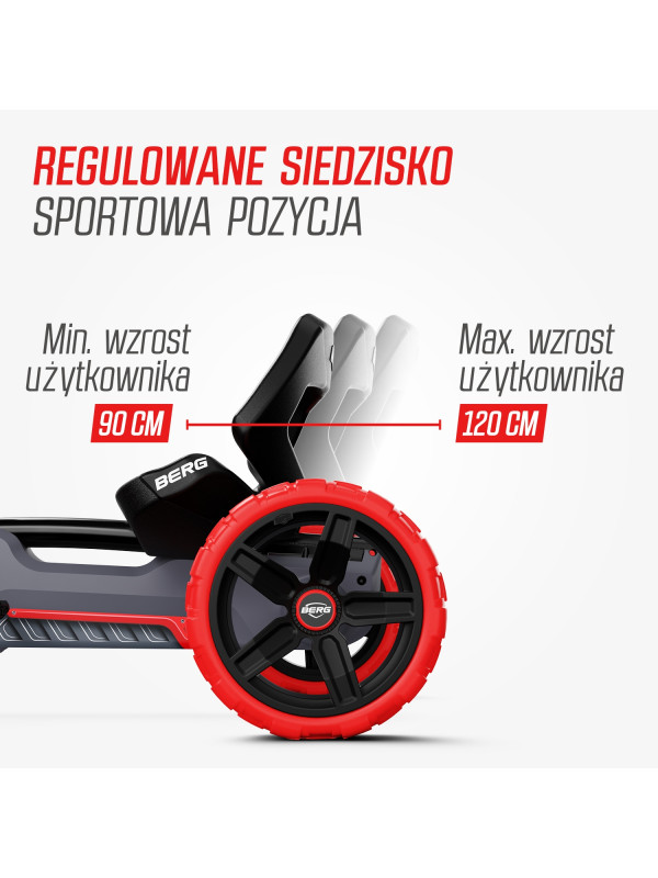 Gokart na pedały dla dzieci BERG Reppy Rebel od 3 lat