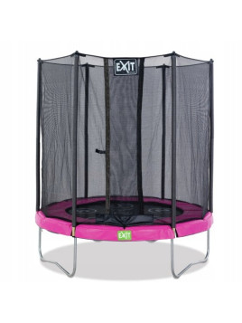 EXIT Twist trampolina ø183cm (6ft) - różowo-szara