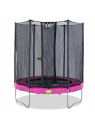 EXIT Twist trampolina ø183cm (6ft) - różowo-szara