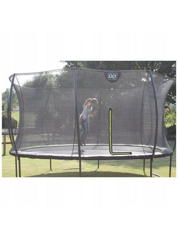 Trampolina ogrodowa Silhouette ø305 cm zielona EXIT