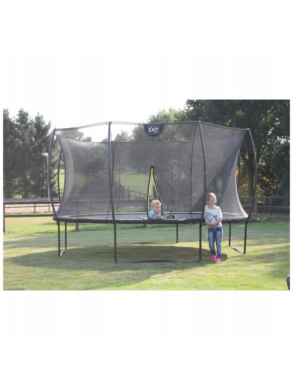 Trampolina ogrodowa Silhouette ø305 cm zielona EXIT