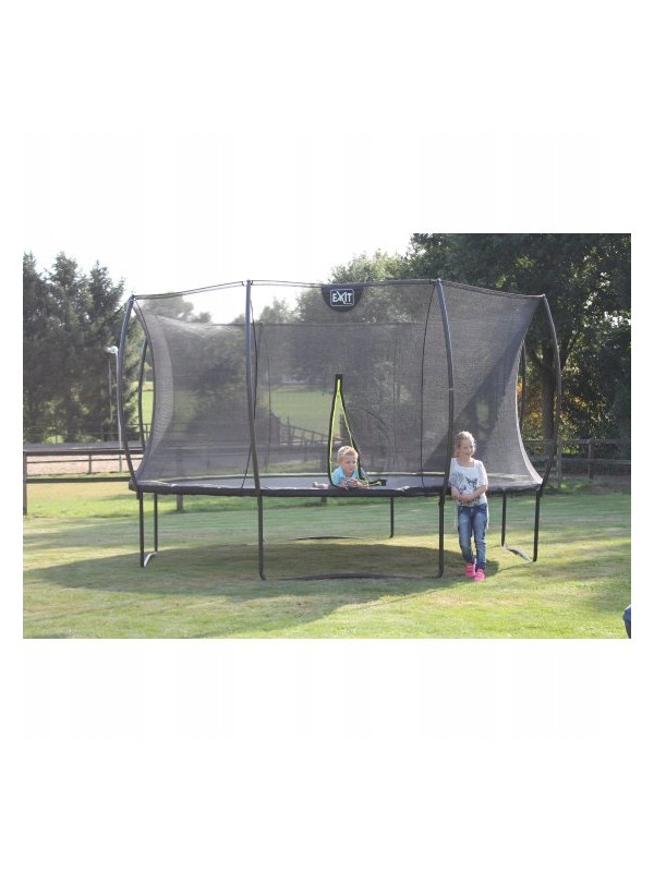 Trampolina ogrodowa Silhouette ø305 cm zielona EXIT