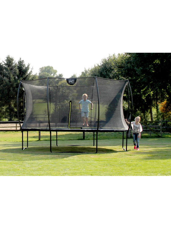 Trampolina ogrodowa Silhouette ø305 cm zielona EXIT