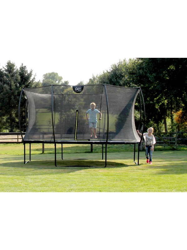 Trampolina ogrodowa Silhouette ø305 cm zielona EXIT