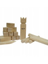 Kubb szwedzka gra drewniana rzutowa zestaw 21 el. BS Toys