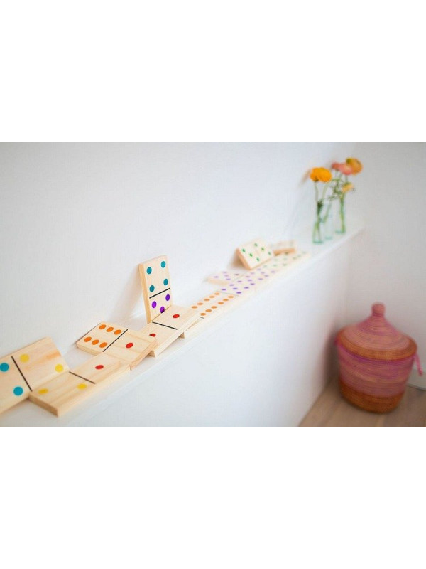 BS Toys, Domino drewniane 'Kolorowe'