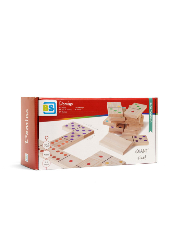 BS Toys, Domino drewniane 'Kolorowe'