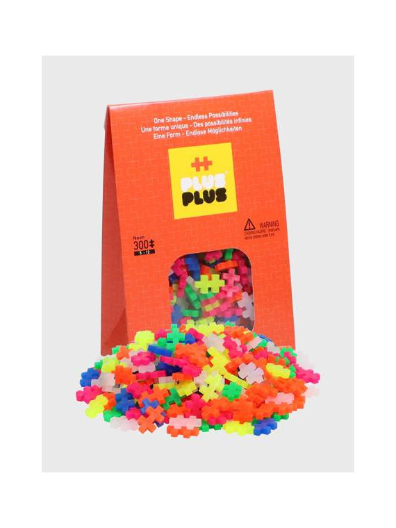 Klocki Konstrukcyjne Plus Plus Mini Neon 300 Sztuk