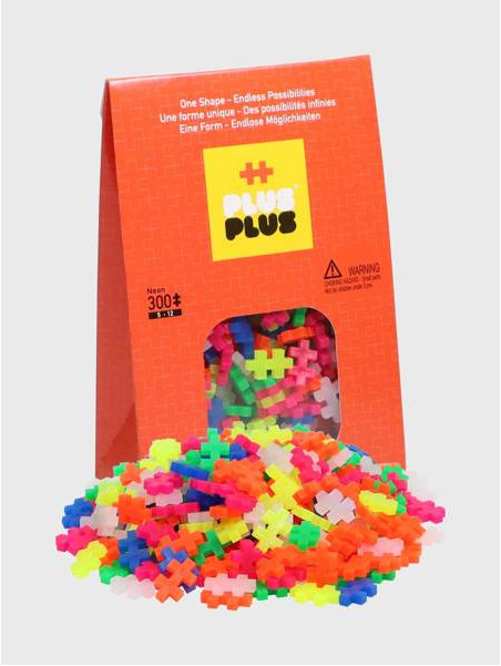 Klocki Konstrukcyjne Plus Plus Mini Neon 300 Sztuk