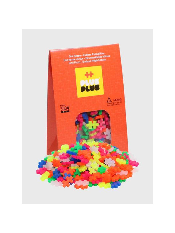 Klocki Konstrukcyjne Plus Plus Mini Neon 300 Sztuk