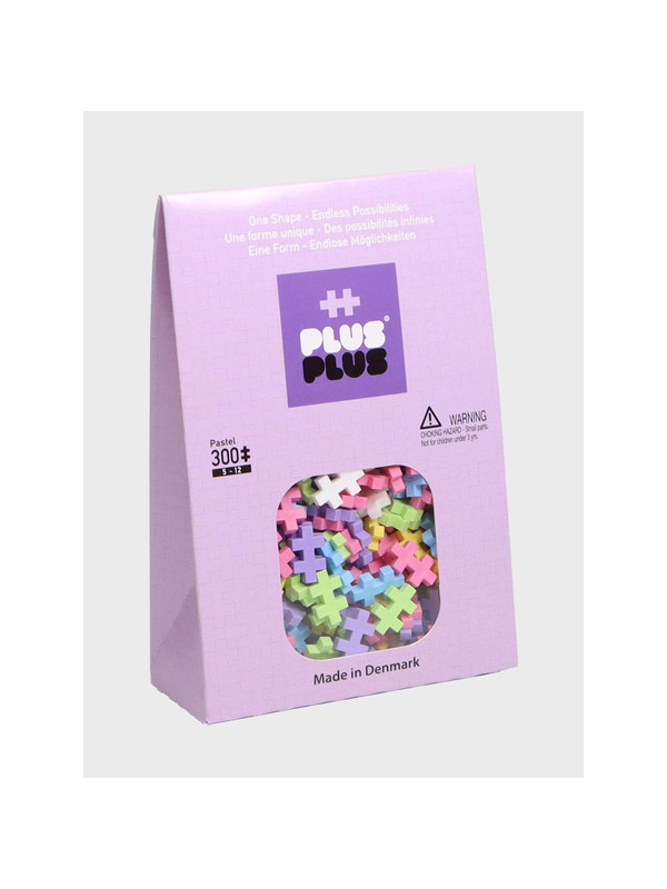 Klocki konstrukcyjne dla dzieci -  Plus Plus Mini Pastel 300 sztuk