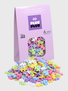 Klocki konstrukcyjne dla dzieci -  Plus Plus Mini Pastel 300 sztuk