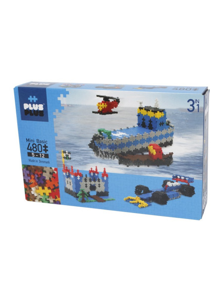 Plus-Plus, Mini Basic - 480 szt. 3 w 1 USZKODZONE OPAKOWANIE RABAT 10%