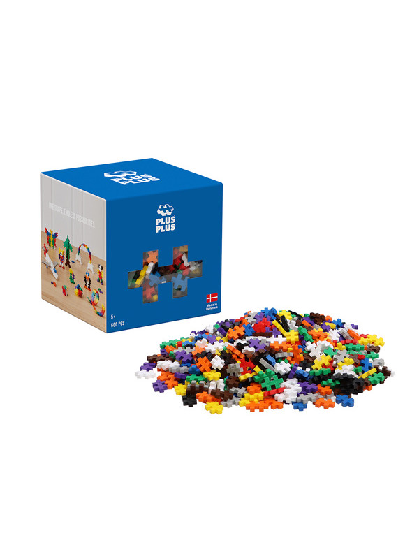 Klocki Konstrukcyjne Plus Plus Mini Basic 600 Sztuk USZKODZONE OPAKOWANIE RABAT 10%