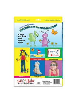 Woskowe sznureczki Wikki Stix - Activity Set 84 szt + podkładka