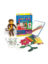Woskowe sznureczki Wikki Stix - Activity Set 84 szt + podkładka