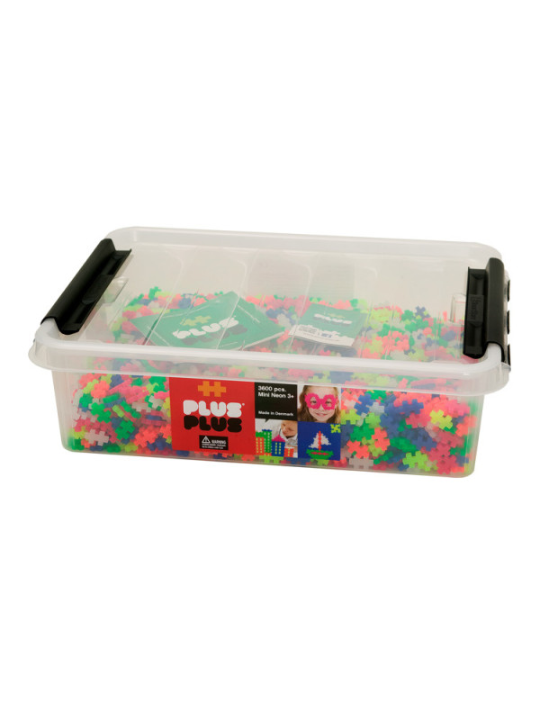 Plus-Plus, Mini Neon - 3600 szt - Edukacja