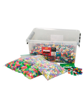 Plus-Plus, Mini Mix ( Basic, Neon, Pastel) - 6000 szt - Edukacja