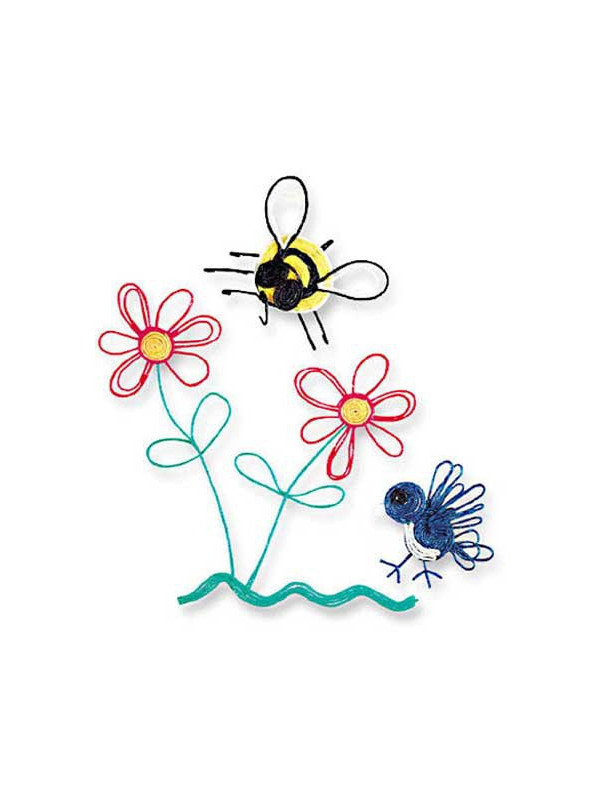 Woskowe sznureczki Wikki Stix - Rainbow Pak 24 szt