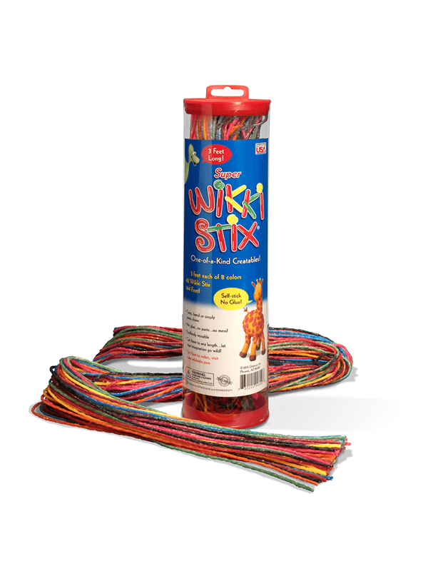Woskowe sznureczki Wikki Stix - Super dłuuuuugie Wikki (92 cm) 48 szt