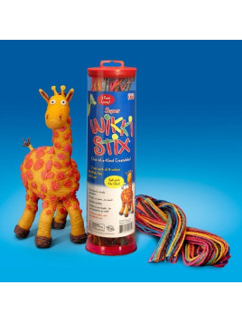 Woskowe sznureczki Wikki Stix - Super dłuuuuugie Wikki (92 cm) 48 szt