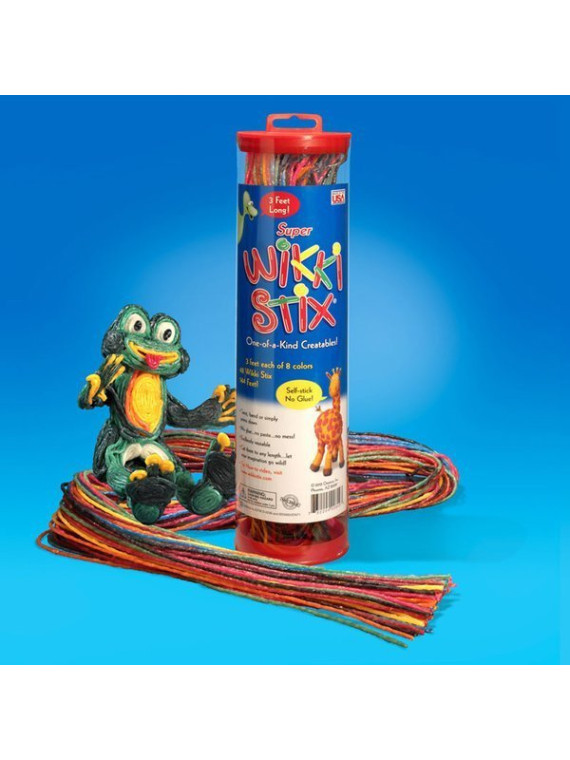 Woskowe sznureczki Wikki Stix - Super dłuuuuugie Wikki (92 cm) 48 szt