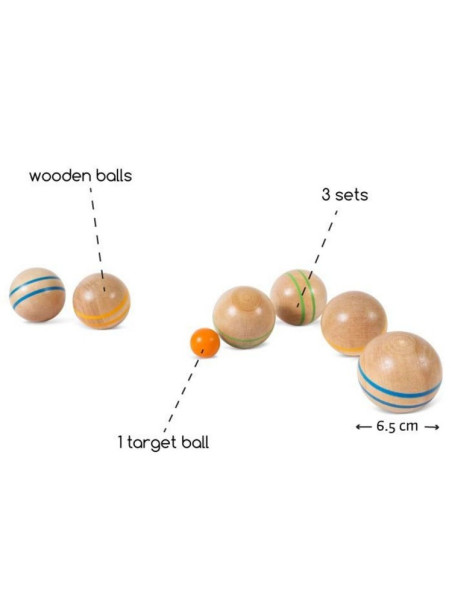 BS Toys, Boccia/Boule/Kule drewniane