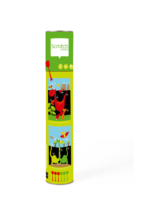 Scratch, Rzutki magnetyczne  Duży Dinozaur, rozmiar L