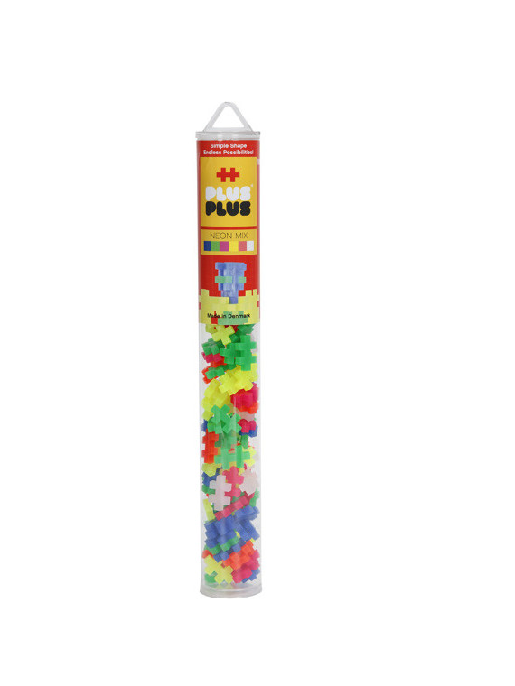 Plus-Plus, Mini Neon Tuba - 100 szt