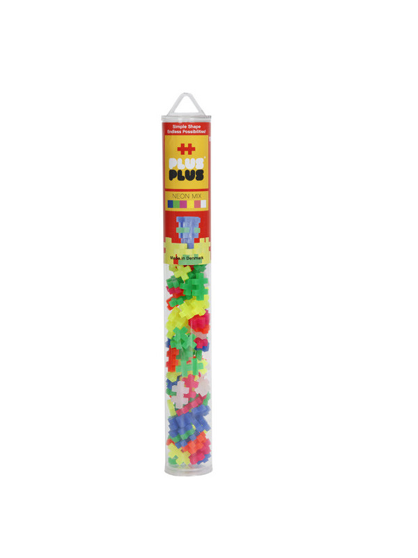 Plus-Plus, Mini Neon Tuba - 100 szt